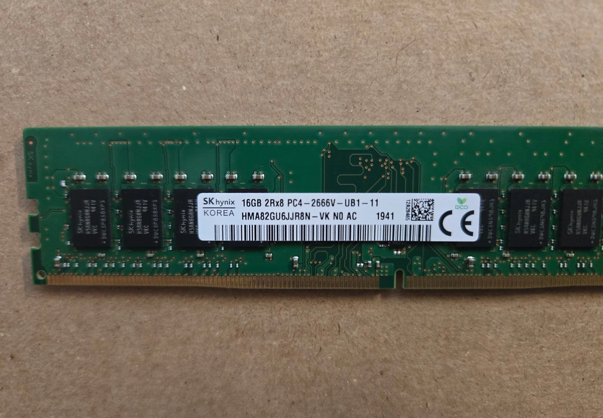 SK hynix 8GB DDR4-2666 DIMM メモリ　USED Sk hynix ddr4 8gb pc4 2666v - купить недорого, Prom.ua: цены