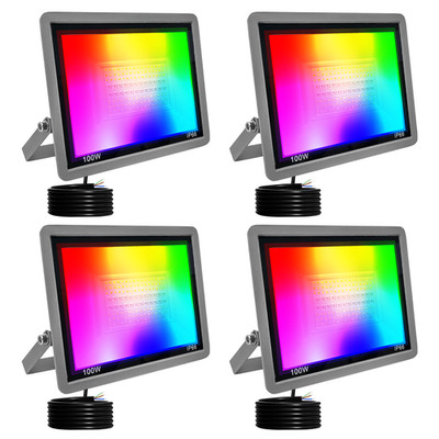 RGBCW LED Fluter Farbwechsel Strahler Flutlicht App-Steuerung Bluetooth Wifi