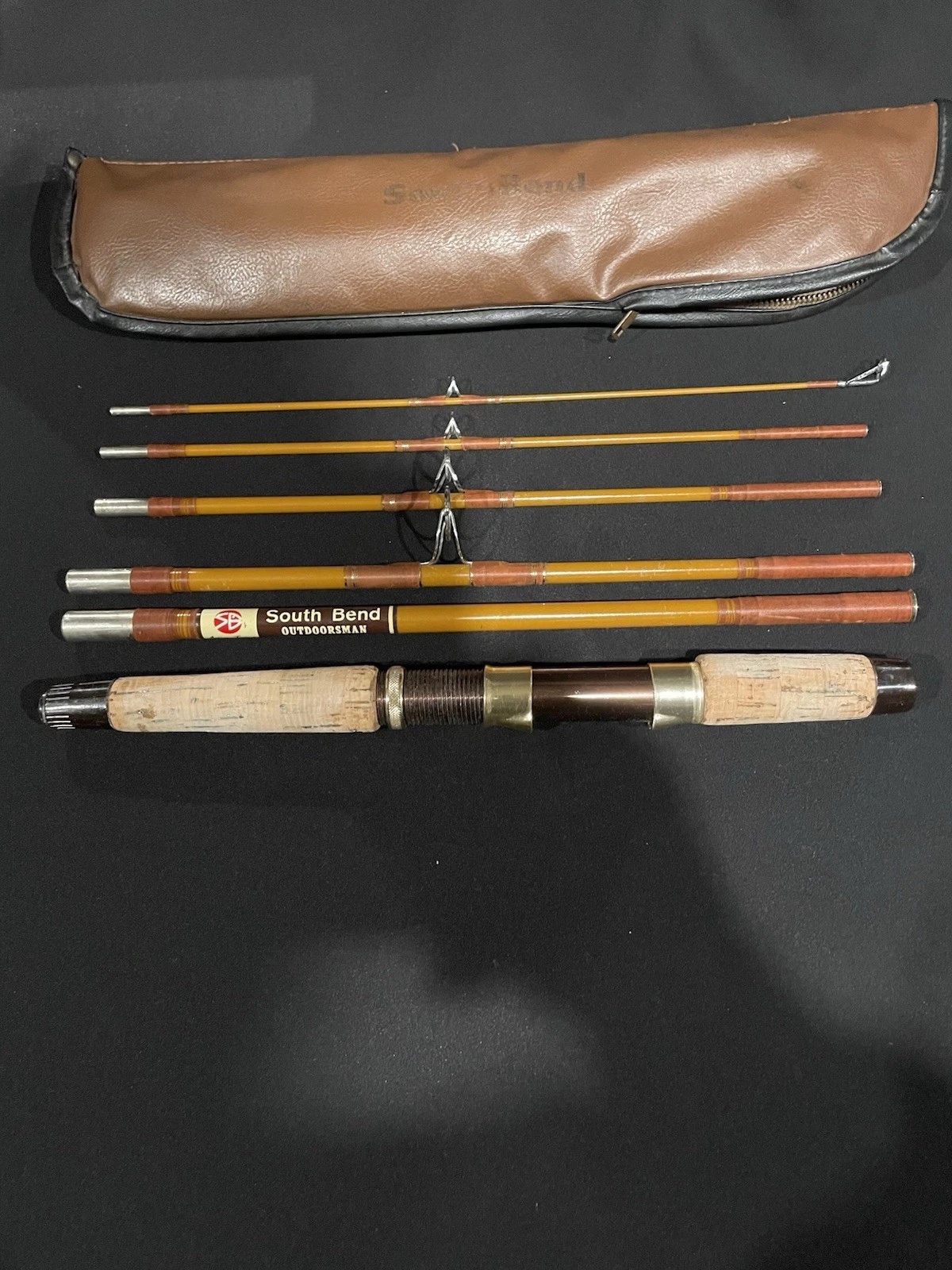 South Bend Custom 266 Backpack Portable 6-piece Fishing Rod