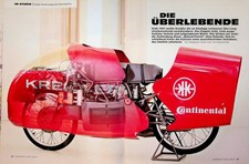 Motorrad Classic 2405) Kreidler Florett Rennmaschine mit 17PS in einer seltenen