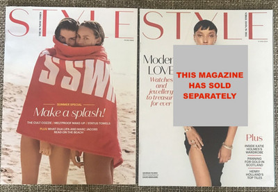 Sunday Times STYLE Magazine 14 JULY 2024 ~ DUA LIPA Meltproof Make-up JACOBS fas