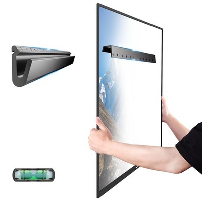 HYPIGO No Stud Drywall TV Mount, Studless Wall Mount for 32-75 Inch, Black 