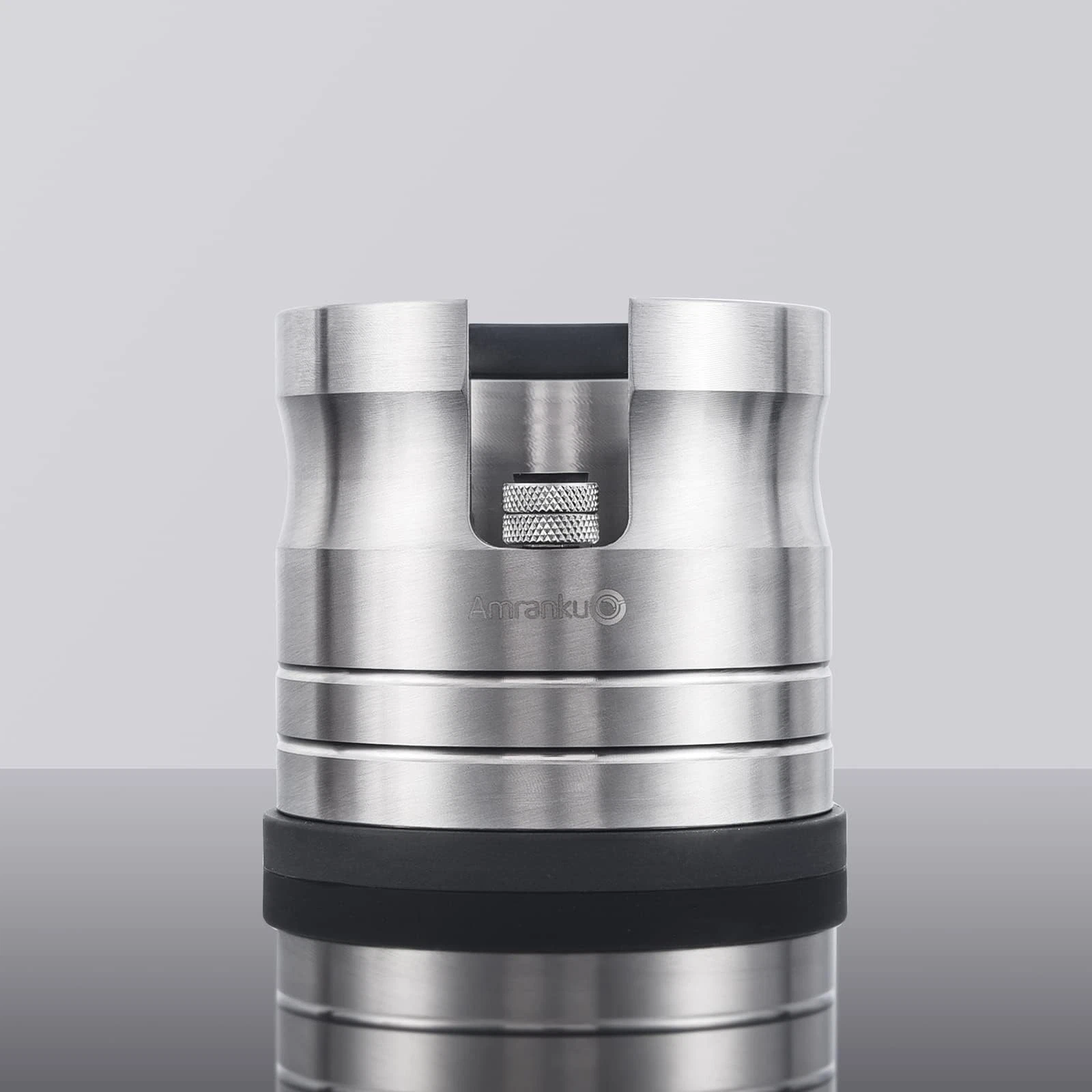 AMRANKUO Portafilter Holder - Espresso Tamping Station 58mm, Stainless Steel