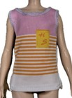 Barbie Doll Pink Stripe Sleeveless Top Casual Fashion Outfit