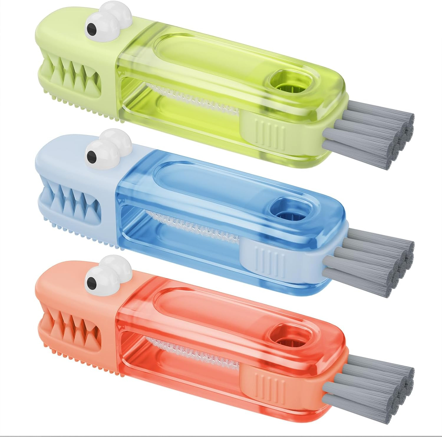 3 in 1 Cup Lid Cleaning Brush Set Bottle Gap Cleaner Crevice