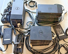 (LOT OF 19) Dell WD19TB WD19 WD15 K20A K17A Thunderbolt 3 Docking Station