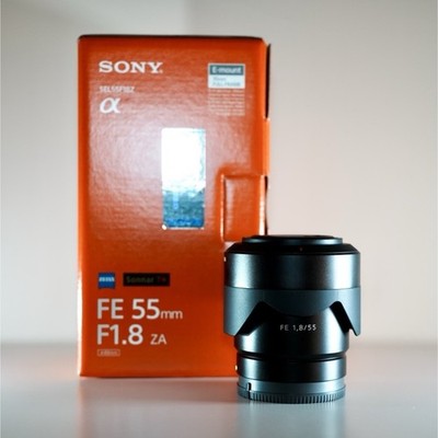 Sony Sonnar T* FE ZA 55mm f/1.8 SEL55F18Z E-Mount Standard Full Frame Lens