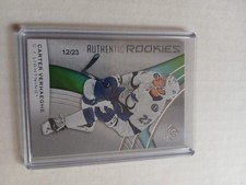 2019-20 Upper Deck SP Game Used-Authentic Rookies Carter Verhaeghe #135 /23 (RC)