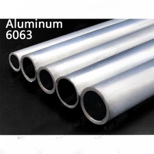 Aluminum 6063 Tube Aluminum Pipe Length 250mm Select Size OD x ID x Length
