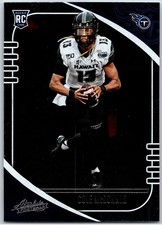 #120 Cole McDonald, Tennessee Titans - RC 2020 Panini Absolute Base