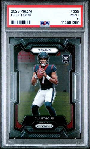 2023 Panini Prizm CJ Stroud #339 PSA 9