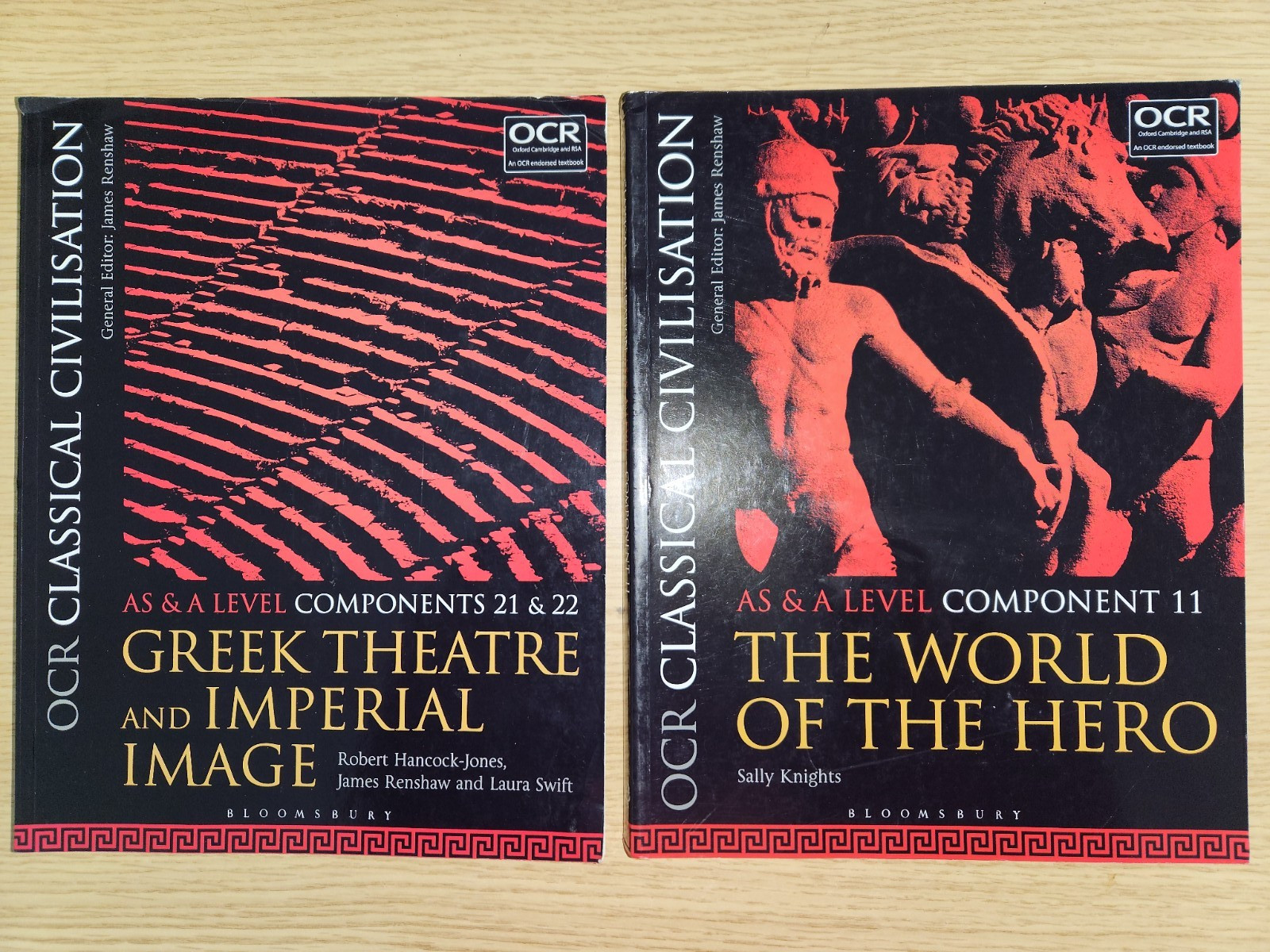 OCR CLASSICAL CIVILISATION - A LEVEL - 2 BOOKS -COMPONENT 11 /21 /22 -F/POST GC