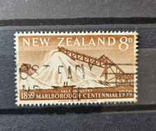 Briefmarke - Neuseeland / New Zealand - 1959 - Marlborough Centennial - 8D