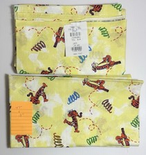 Vintage Tigger Bounce Spring Disney Winnie The Pooh Fabric 2 Pieces NEW