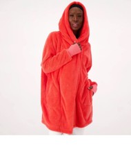 BumbleBella Jill Martin Wellsoft Lite Plush Hooded Lounger Sweater XXXS/XXS