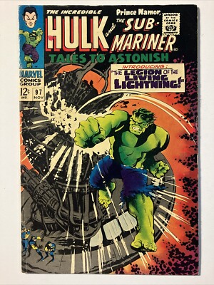 Tales To Astonish #97 VG/FN 5.0 Sub-Mariner & The Hulk Appearance Marvel Comics