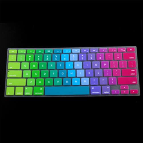 Rainbow Silicone Keyboard Cover Skin For Macbook Air 13''|Macbook Pro 13'' 15'' - Foto 1 di 7