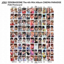 ZEROBASEONE ZB1 4th Mini Album CINEMA PARADISE AM WITHMUU BDM POB Photocard