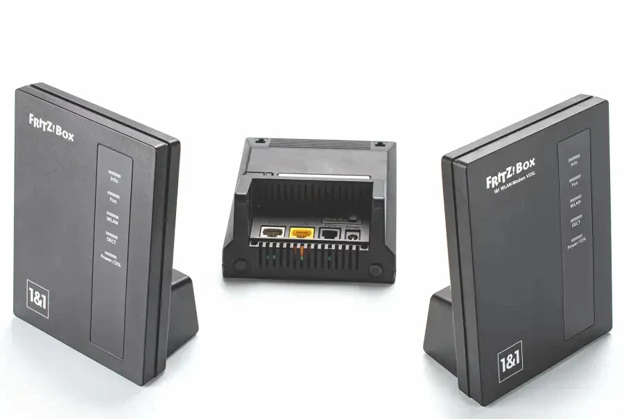 AVM FRITZ!Box 7412 - ADSL2+ Router mit WLAN N mit VoIP & DECT 1und1 (20002759) - Bild 2 von 4