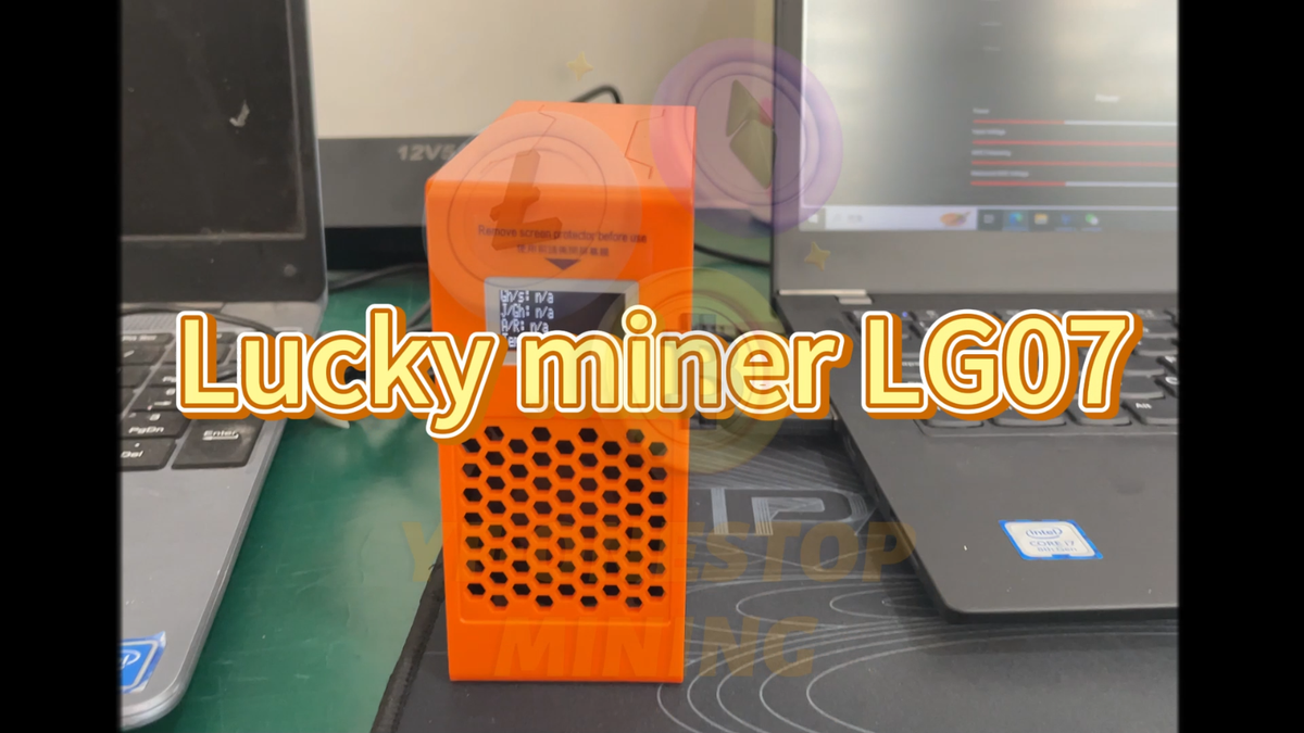 Lucky Miner LG07 Dogecoin Doge Miner 11MH/S WIFI Solo Mining Lotto