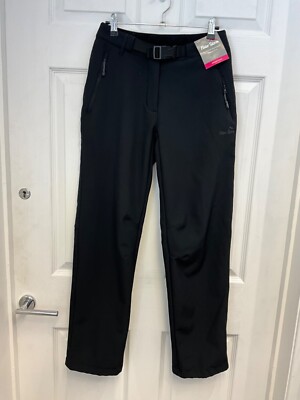 Women's Peter Storm Black Softshell Walking Trousers UK Size