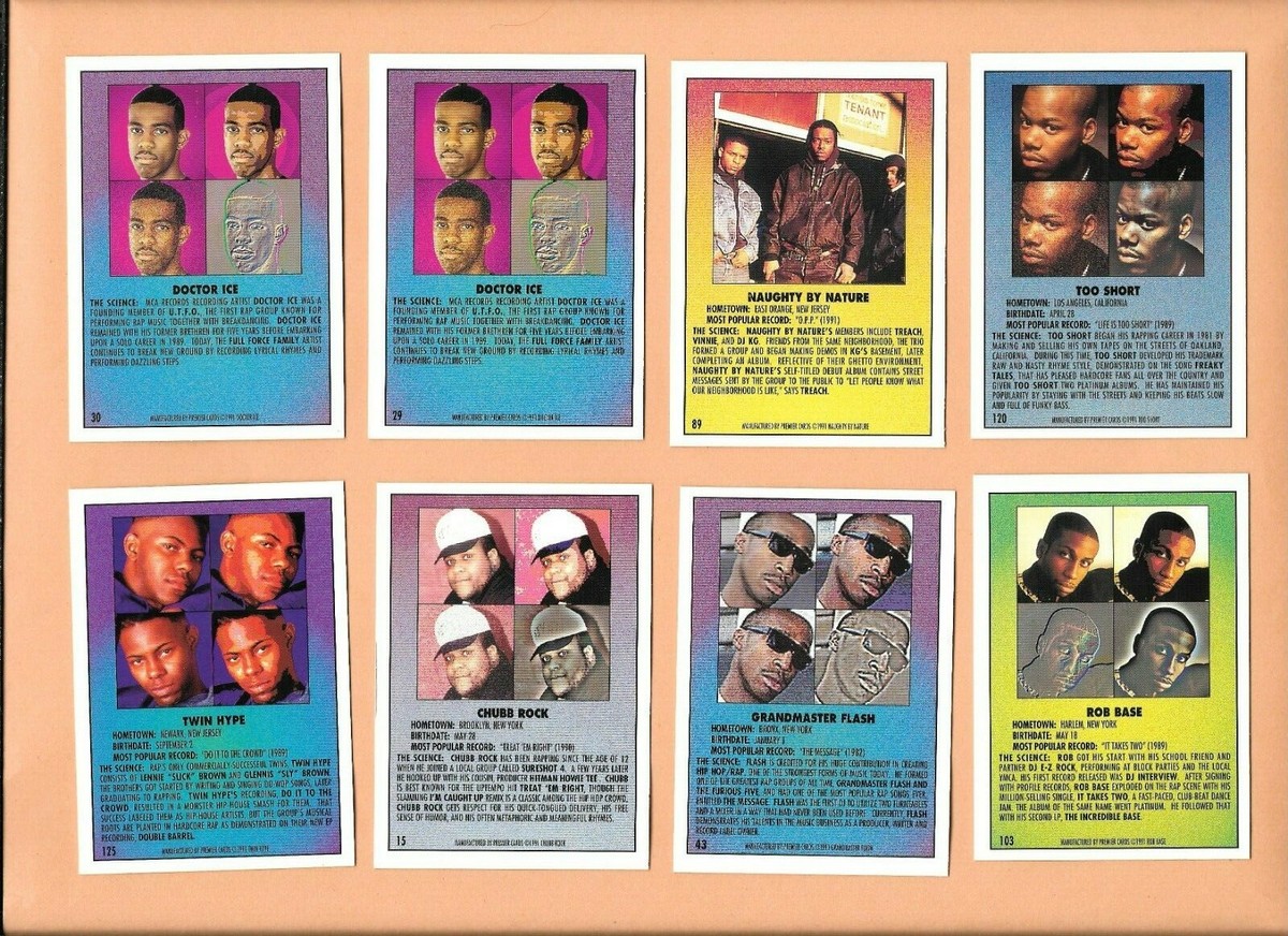 1991 the rap pack cards - Lot of 33 cards | eBay