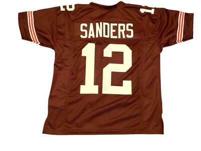 Shedeur Sanders Sewn Stitched Custom Brown Jersey YOUTH Sizes | eBay