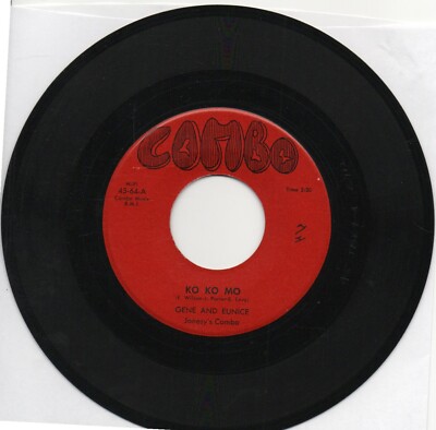 Gene & Eunice  Kokomo / You And Me  on  Combo   Nice  Original  Doo Wop 45