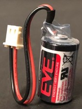 Brand New EVE ER14250 3.6V LS14250 1/2 AA Size 1200mAh Lithium Battery, w/ Plug