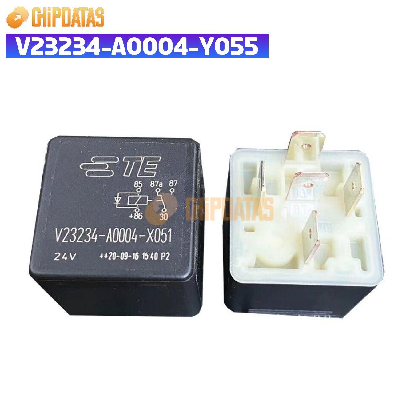 2pcs Bosch 0332209211 V23234-A0004-Y055 Mani Current Relay 24V 5 Pins
