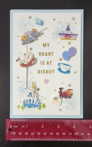Hallmark Signature Walt Disney World 50 Greeting Card Blank Inside NEW - Picture 5 of 7