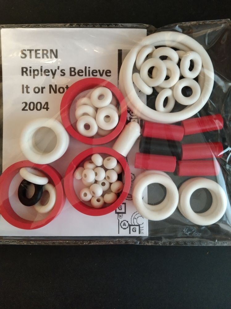 Kit caoutchoucs flipper Ripley's Believe It or Not Stern haute résilience