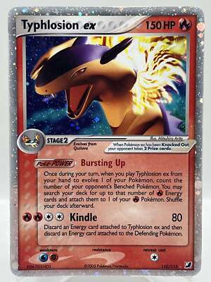 Typhlosion ex 110/115 Unseen Forces Holo Ultra Rare Vintage