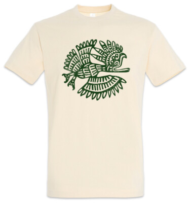 Aztec Bird I Herren T-Shirt Indianer Vogel Indian American Azteken Sign Zeichen