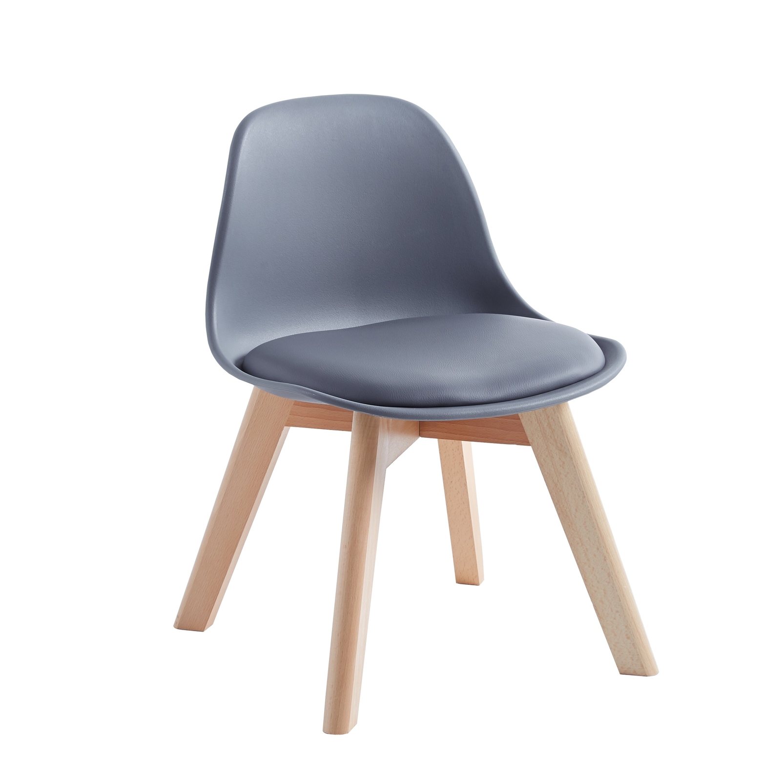 Porthos Home Brynn Kids Chair, Plastic Shell With Seat Yellow