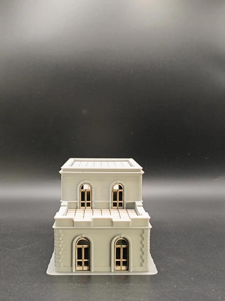 stazione ferroviaria stile italiano FS - scala N - 1:160 fabbricato viaggiatori - Immagine 4 di 4