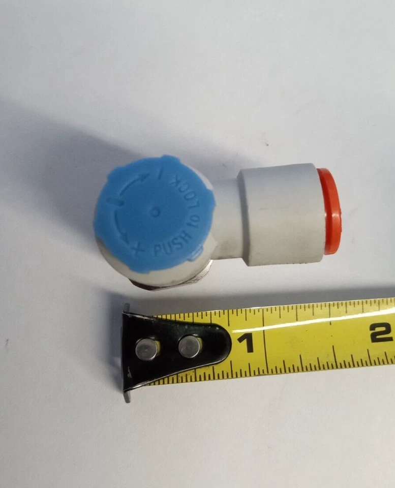 SMC AS3211F-N03-11SA 3/8"x3/8"NPT push-to-connect speed controller **5-pack** - Image 3 of 3