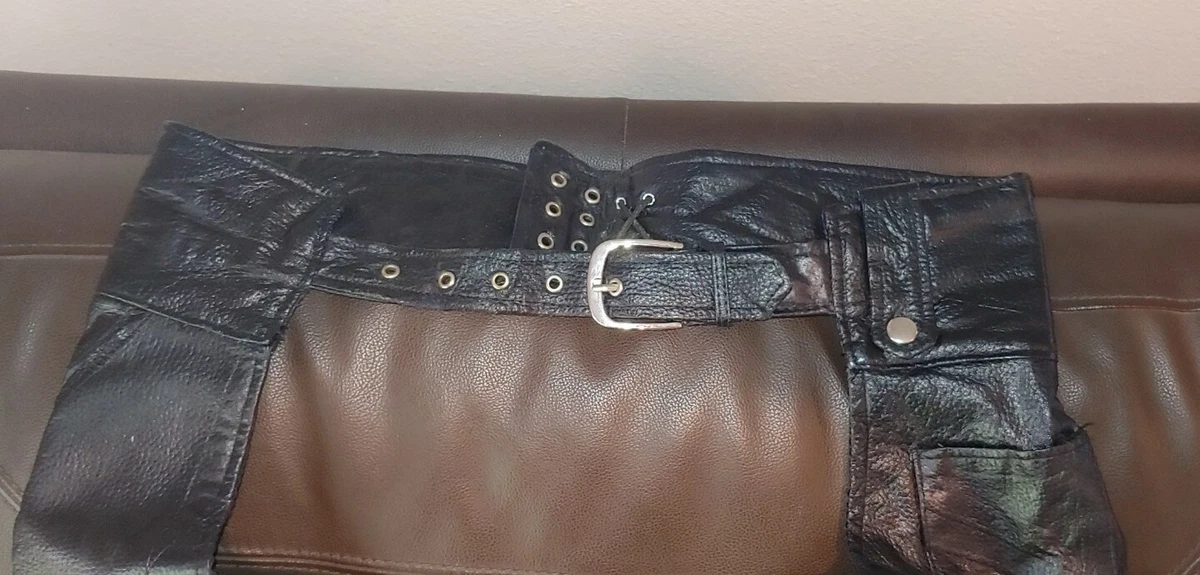 Diamond plate buffalo leather best sale chaps