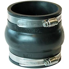 Fernco PXJ-3 Flexible Coupling Exp Joint3, Black