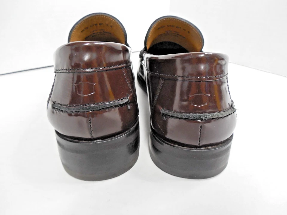 Florsheim Hombres Berkley Mocasín Cuero Marrón Penny Zapatos de Vestir Talla 10 B Foto 4 de 4