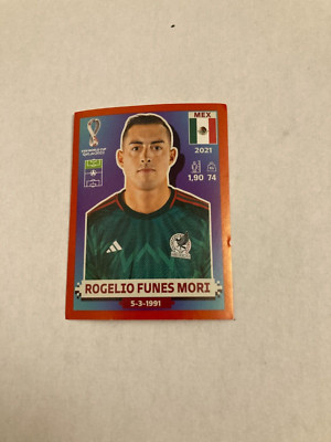 2022 Panini World Cup Stickers Rogelio Funes Mori Red Sp #MEX18 Rare C006029