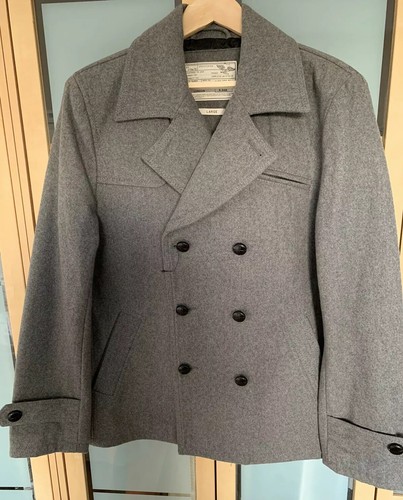 Burton Menswear London Wool Blend Grey 