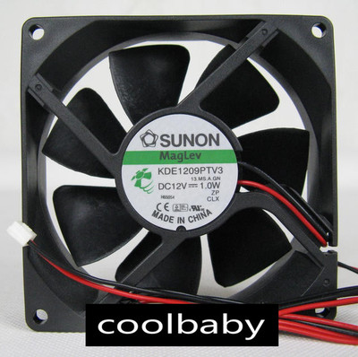 Sunon KDE1209PTV3 Fan 12V 1.0W 2Pin 92*92*25mm