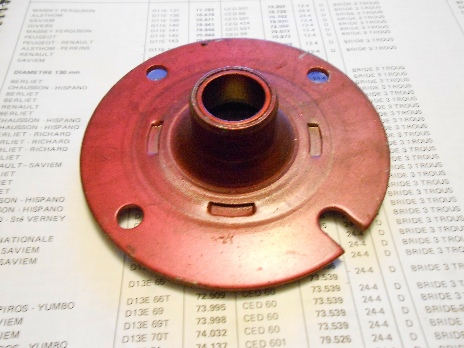 Palier 74657 autolubrifiant pour démarreur Paris Rhône D11E en bronze renforcé