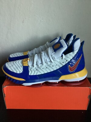 NIKE LEBRON 16 XVI SB SUPERMAN SUPERBRON WHITE SNEAKERS SHOES SIZE