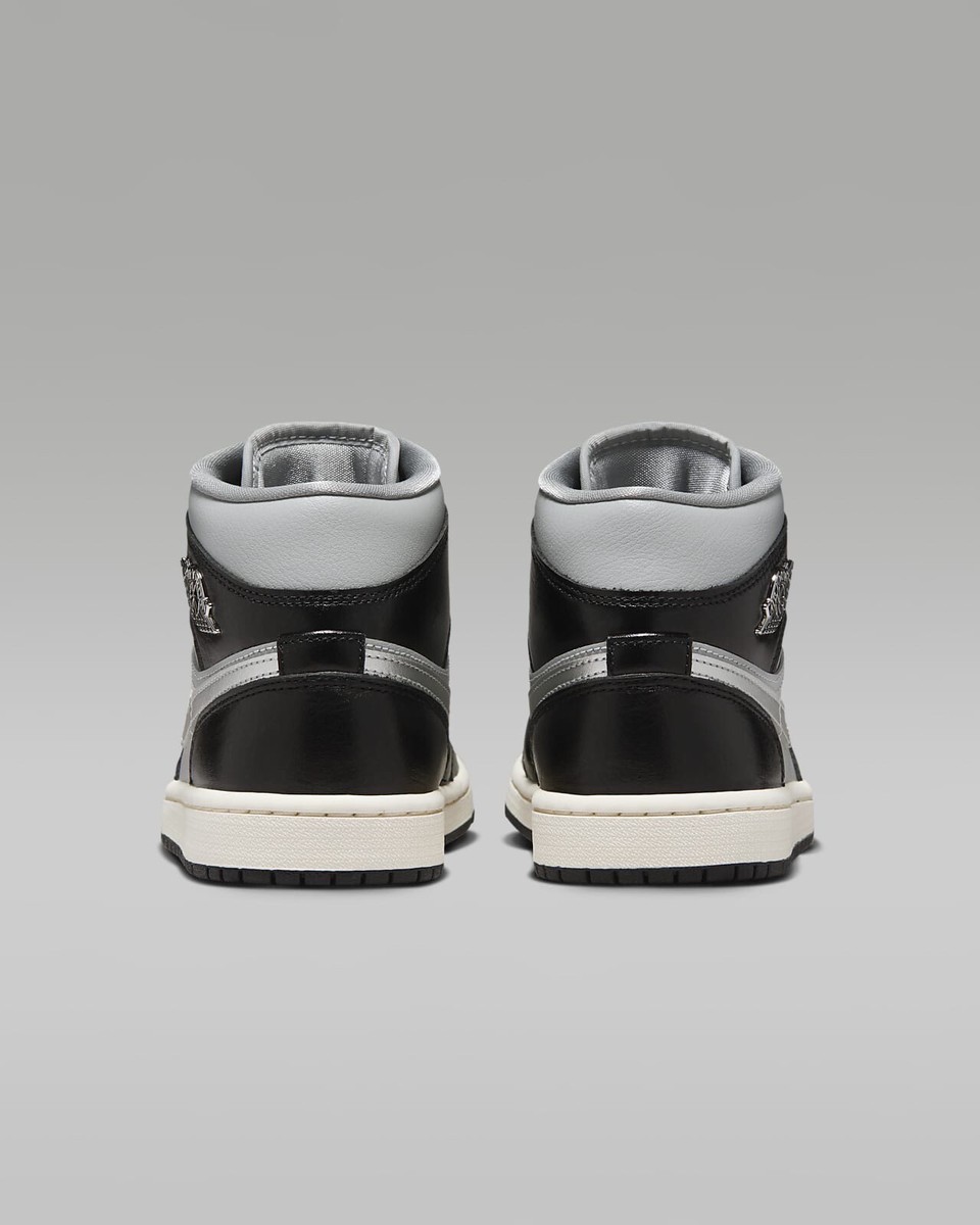 Air Jordan 1 mid SE Black Chrome FB9892-002 | eBay
