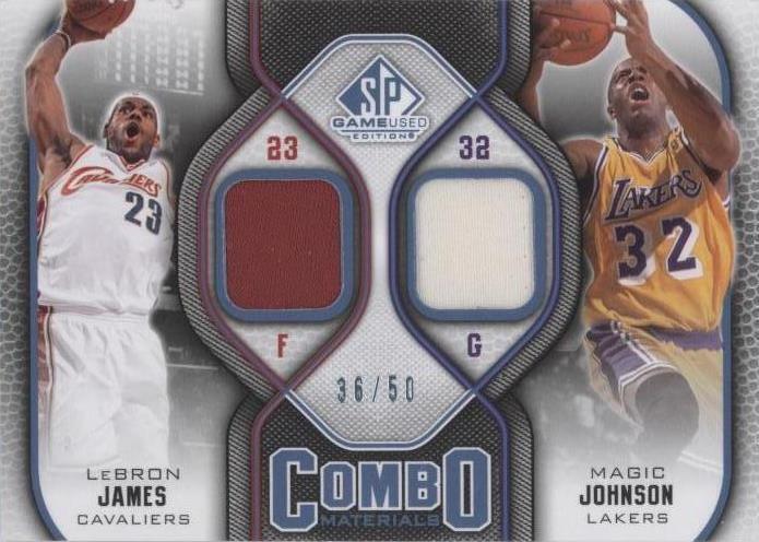 2009-10 SP Game Used - LeBron James/Magic Johnson #CM-LM for 2009-10 SP Game Used - LeBron James/Magic Johnson #CM-LM for