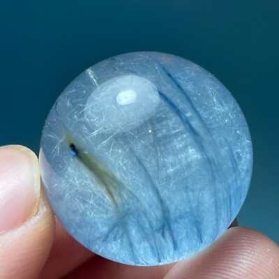 117Ct Natural Clear Beautiful Blue Dumortierite Crystal Quartz Polished Specimen