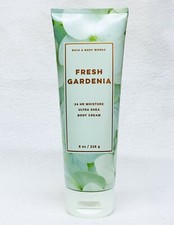 1 Bath Body Works FRESH GARDENIA Ultra Shea Body Cream Lotion Tube 8 oz