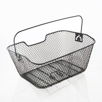 Fischer Fahrradkorb Engmaschig Hinten Schwarz #61063